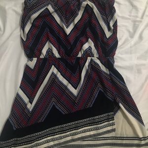 Express Chevron dress size medium
